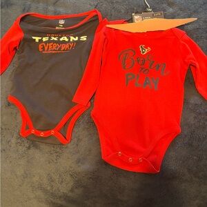 NFL Red Baby Creeper Set